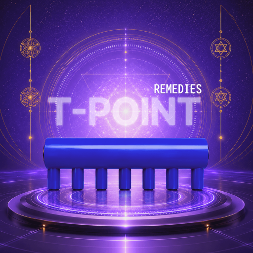 3D T-Point Vastu Remedy (40MM) – Premium Energy Correction System